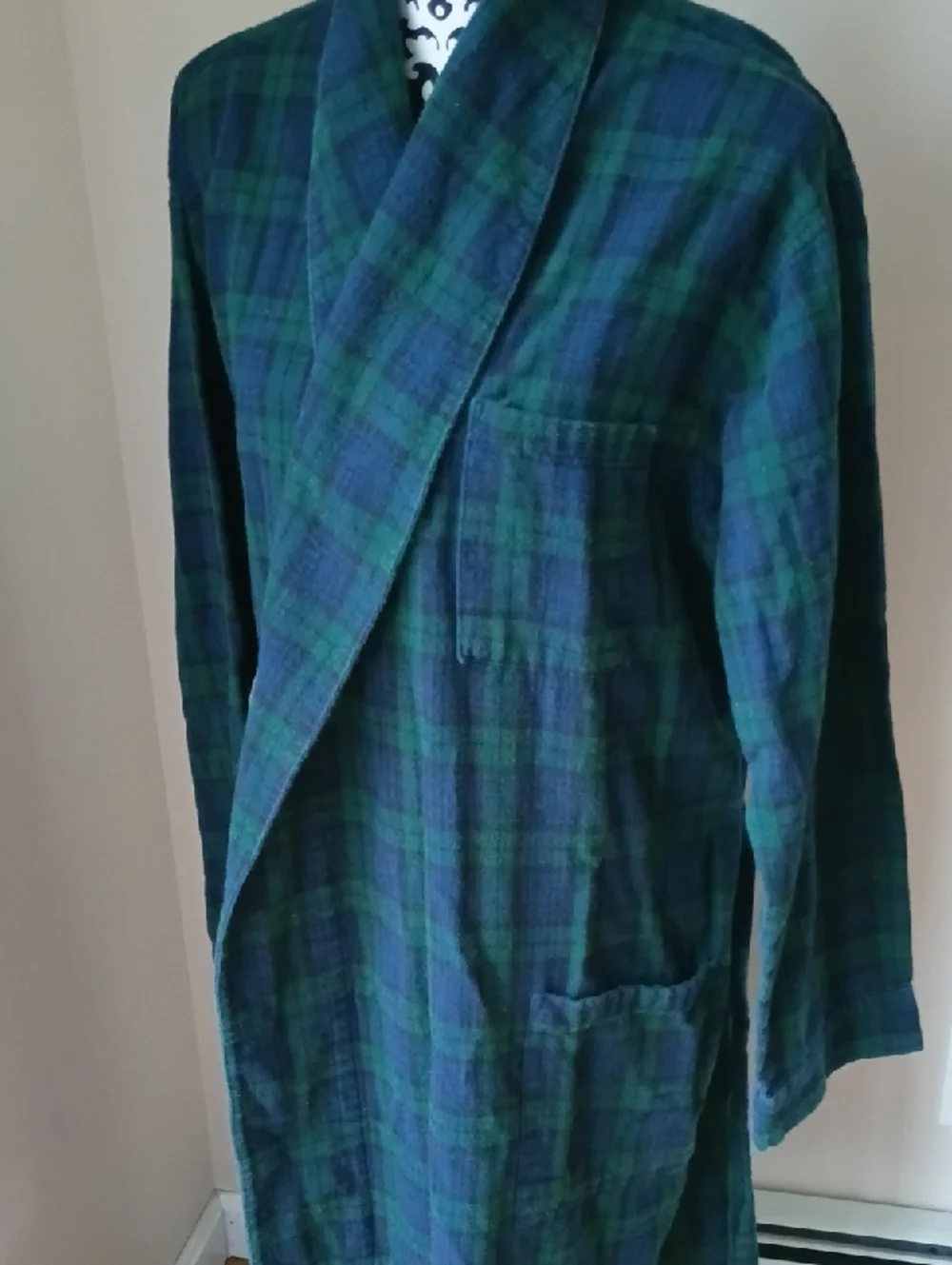 L.L. Bean Plaid Flannel Robe
